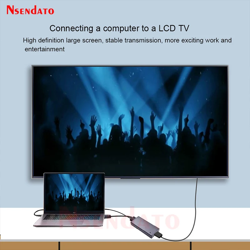 VGA2hdmi Plug and play mini VGA To HDM Output Cable Converter adaptador adapter 1080P HDMI VGA Audio TV AV HDTV PC Video Cable