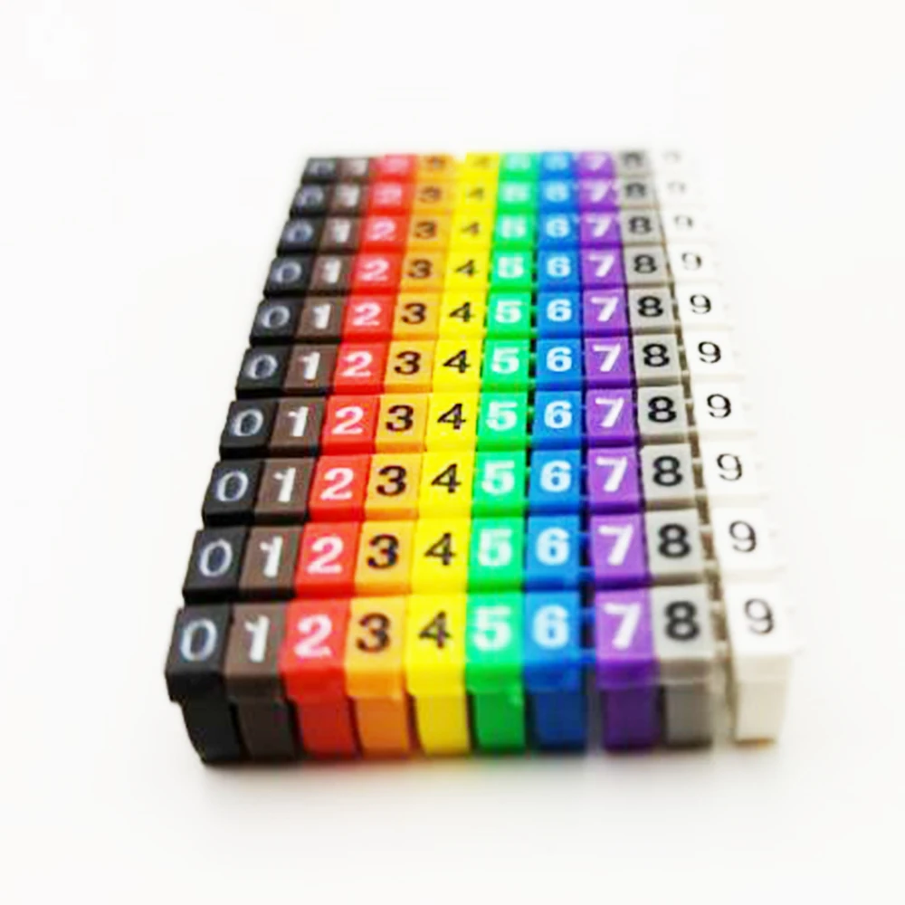 Cable Marker Cable Marking Label Network Cable Wire Marker Tag 100/150/260/390PCS for Cat5e Cat6 C-Type