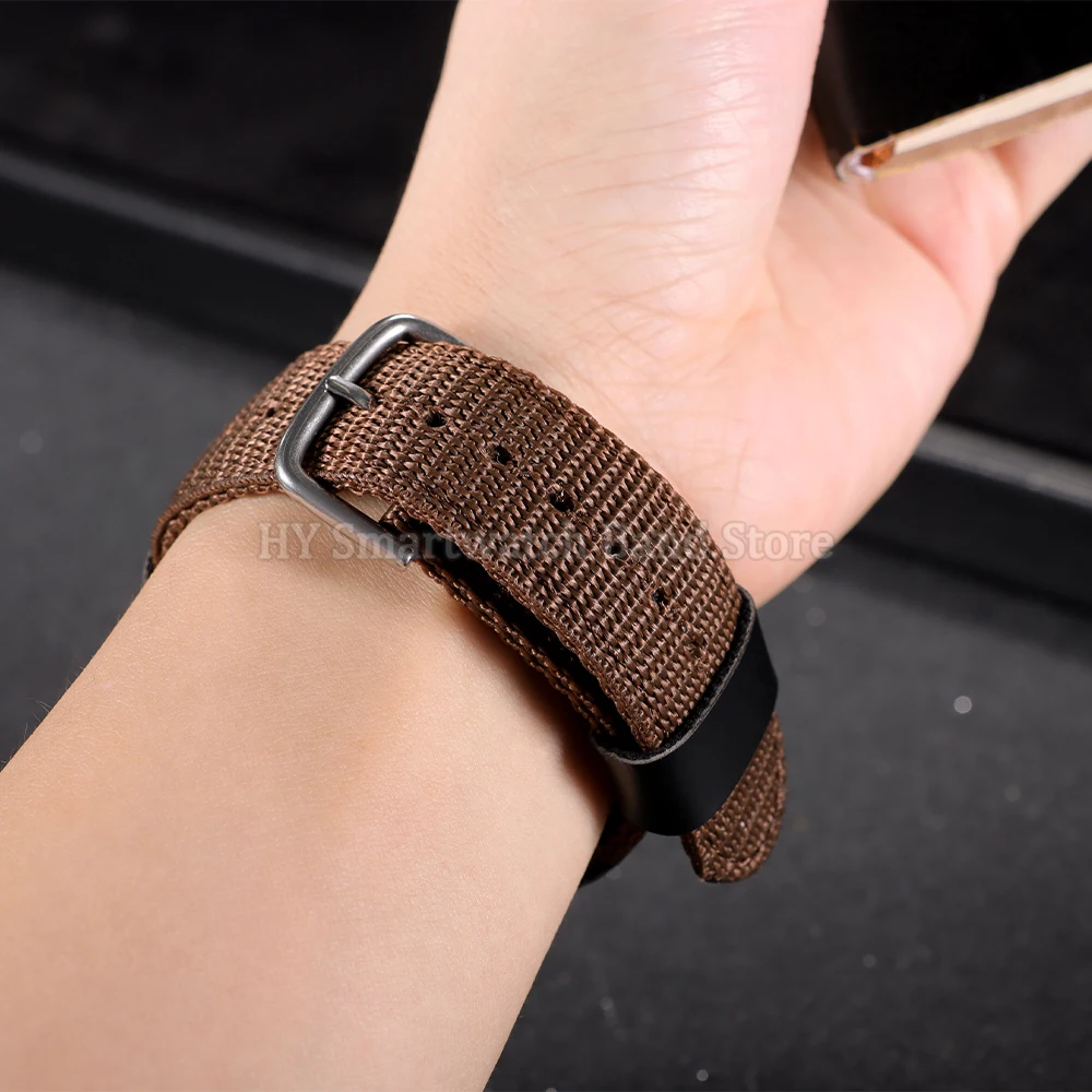 Versatile 18mm Nylon Sport Watch Strap