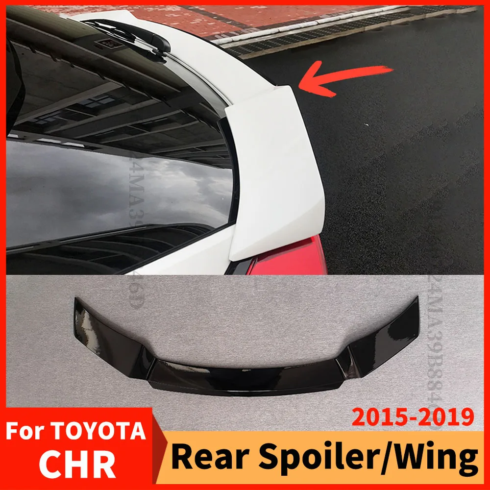 

Body Kit Boot Trunk Lip Splitter Racing Sport Rear Spoiler Wing Tail For TOYOTA C-HR CHR 2015-2019 Tuning Refit Accessories Trim