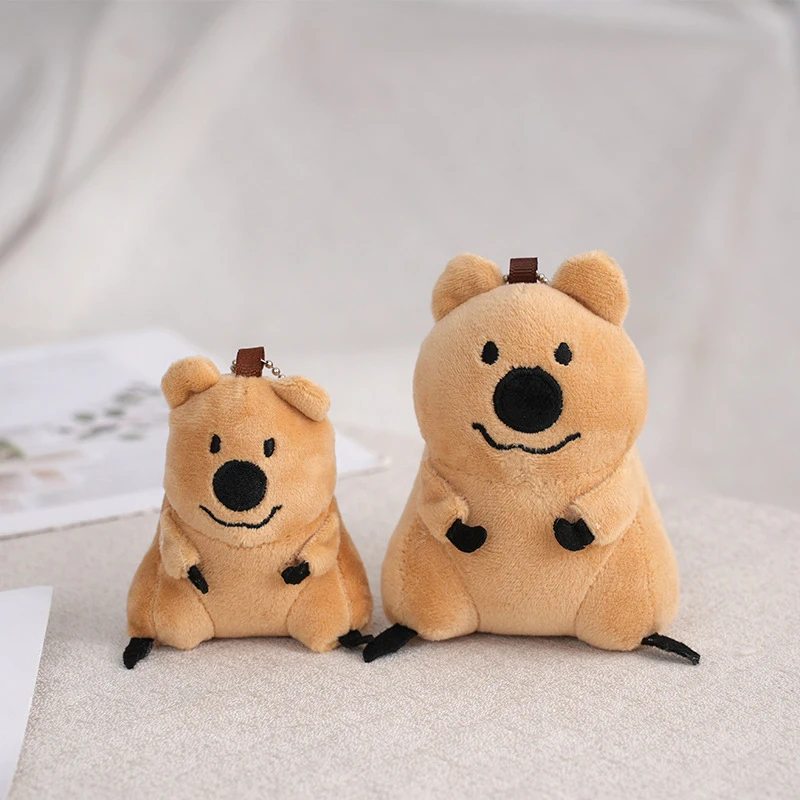 

1Pc Cute Plush Koala Keychain Stuffed Animal Doll Toys Imitation Rabbit Fur Fluffy Backpack Bag Pendant Girl Gifts Souvenir
