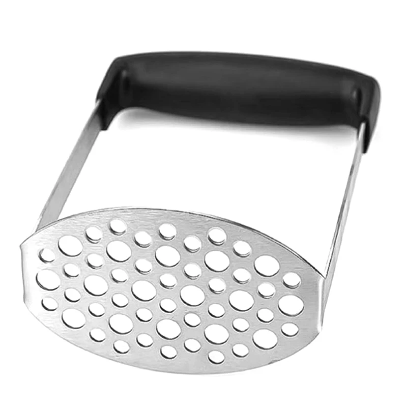 Stainless Steel Potato Pusher Pressed Masher Ricer Puree Fruit Juice Maker Smooth Mashed Potatoes Crusher Kitchen Gadget potato masher