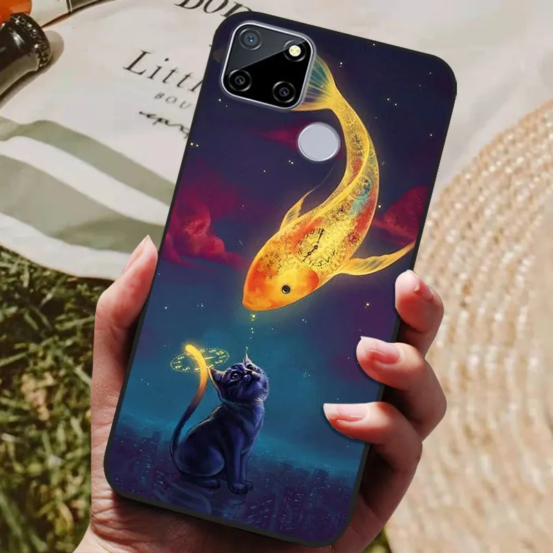 Premium Silicone Back Cover – Artistic Design for Enhanced Grip and Protection