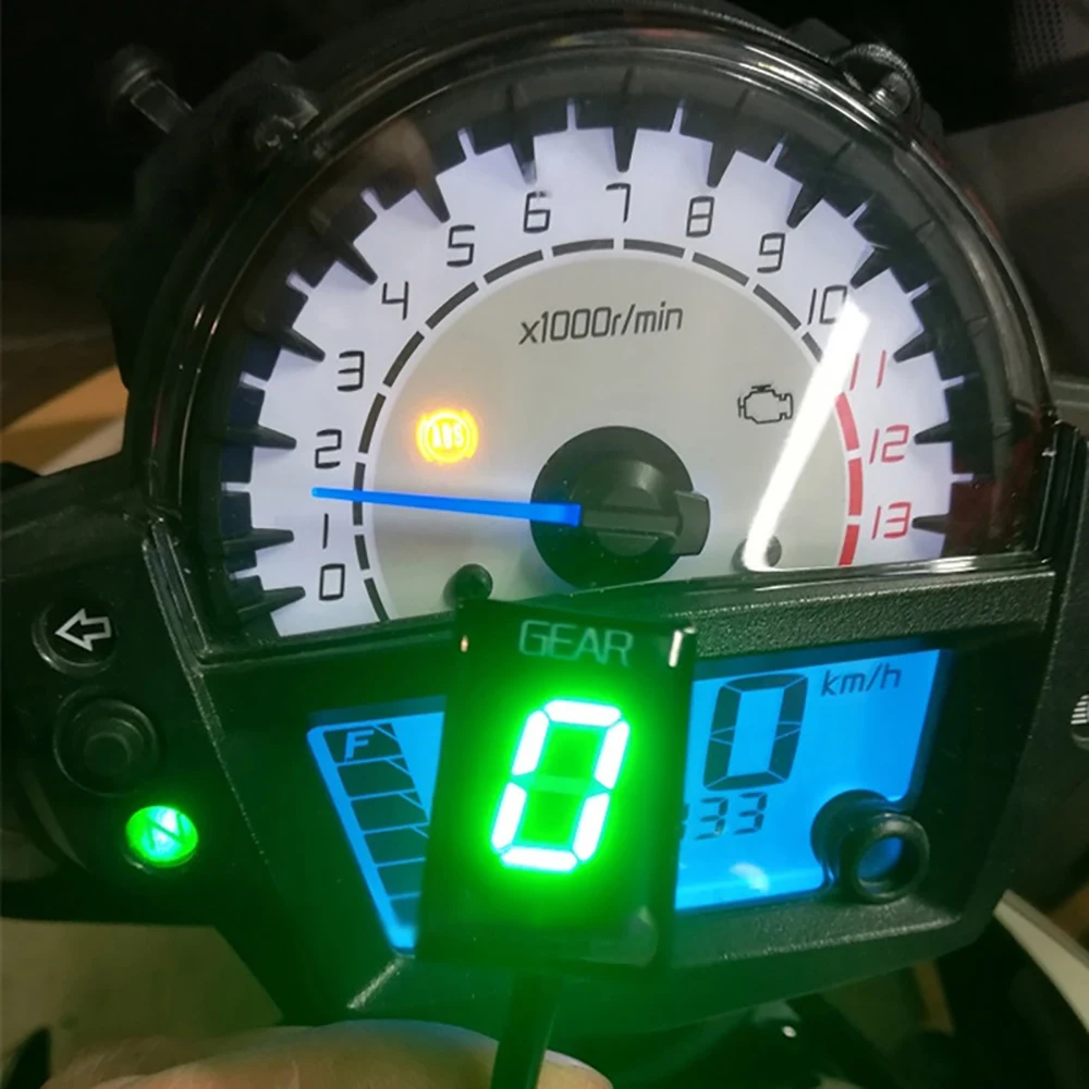 Neue Motorrad Geschwindigkeit Getriebe Display Anzeige ECU Stecker  Montieren EFI Getriebe Anzeige für Suzuki für Honda für Yamaha mit Halter -  AliExpress