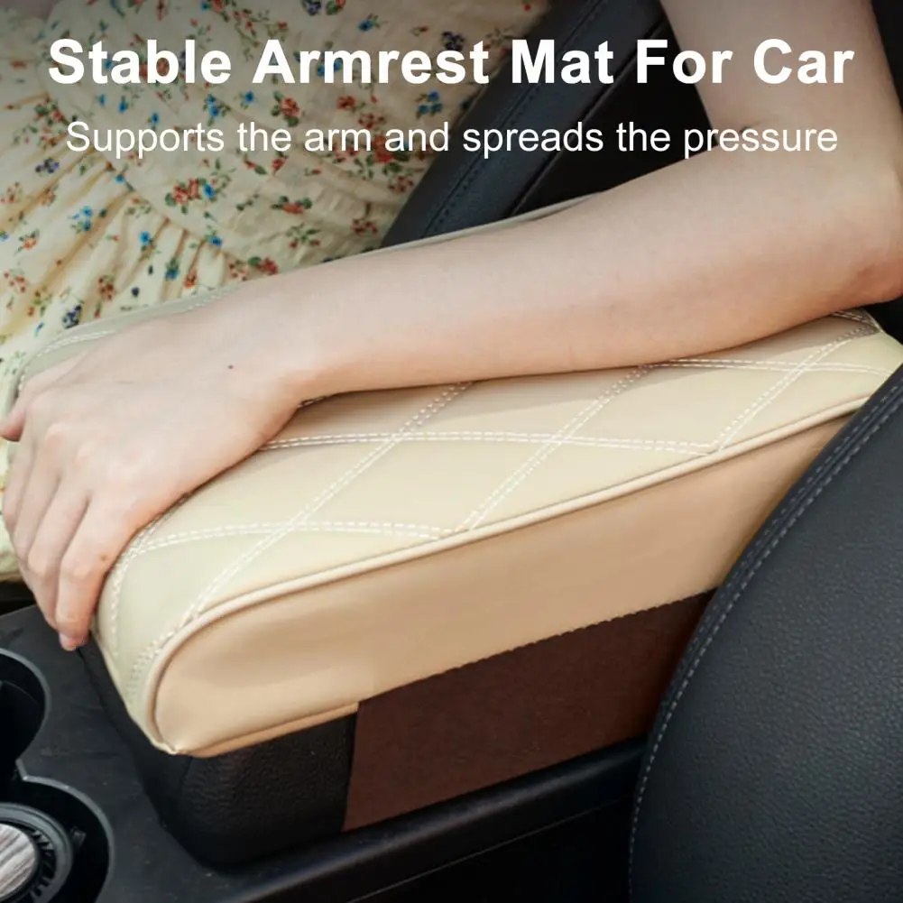 Car Armrest Box Pad Wear Resistant Scratch-proof Universal Soft