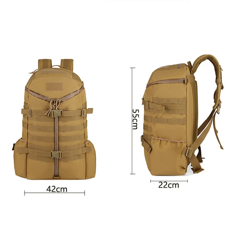 High Quality Outdoor Sport Molle Backpack Tactical Camouflage Waterproof Climb Backpack Men Travel Camping Hunting Hiking Bag