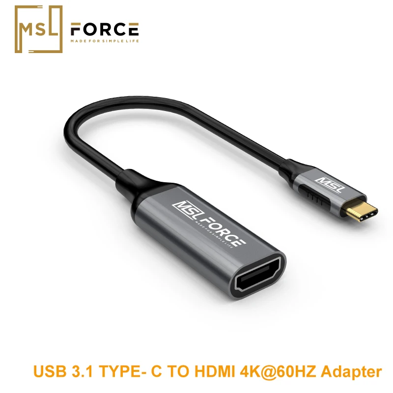 Convertitore Hdmi Adattatore Da Usb Tipo C A Hdmi 4K Per Macbook Samsung Galaxy Huawei Chromebook Cavo Audio Video Usb C Hdmi