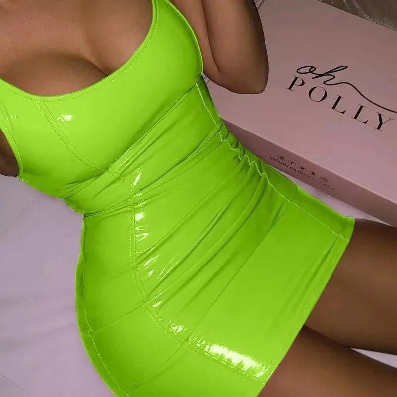 

Hot Sexy Ladies Dress 2024 Europe and the United States nightclub party net red Women sleeveless package hip dress female