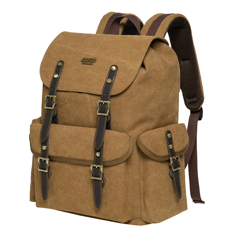 

Casual Trend Men's Backpack Retro Canvas Travel Daily Backpack New