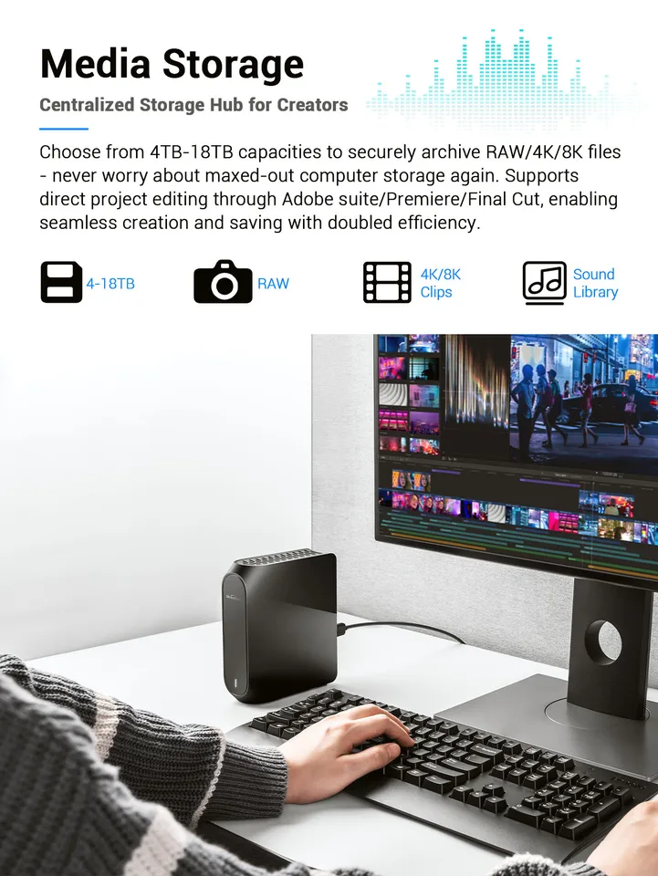 UnionSine 12TB データワークステーションHD3511 外付けHDD Amazon | 外付けハードディスク 12TB UnionSine 3.5インチ 外付けHDD