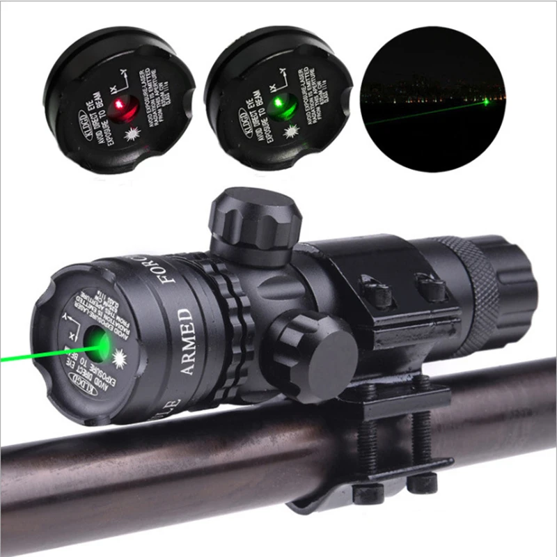 Red Dot Laser Pointer High Power Hunting Optics Sight Tactical Dot Focus Adjustable Up Down Left