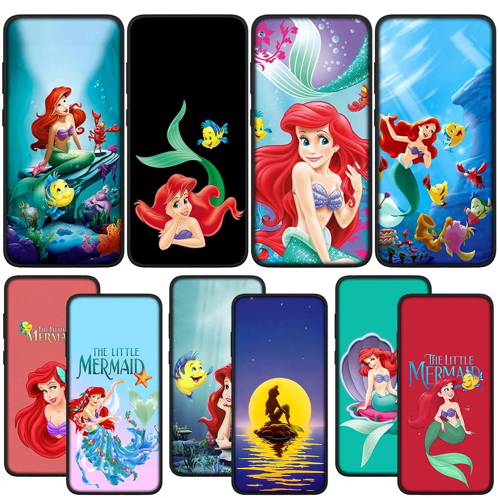 The Little Mermaid Ariel Cover Morbida Per Samsung Galaxy S23 S22 Ultra S21 S20 Fe S8 Plus A12 A13 A21S A71 Custodia In Silicone