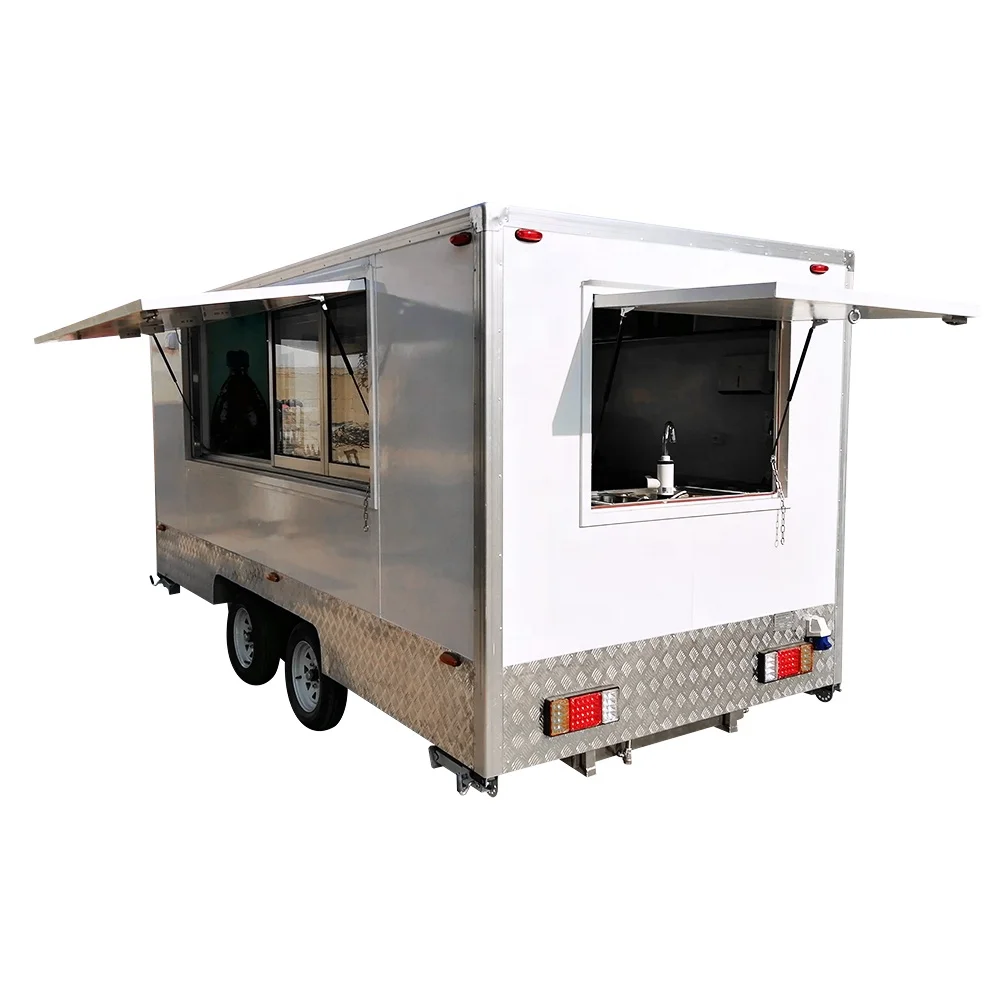 High Quality Mobile Snack Food Trailer Multifunctional Food Drink Desert Retail Trailer With Ce