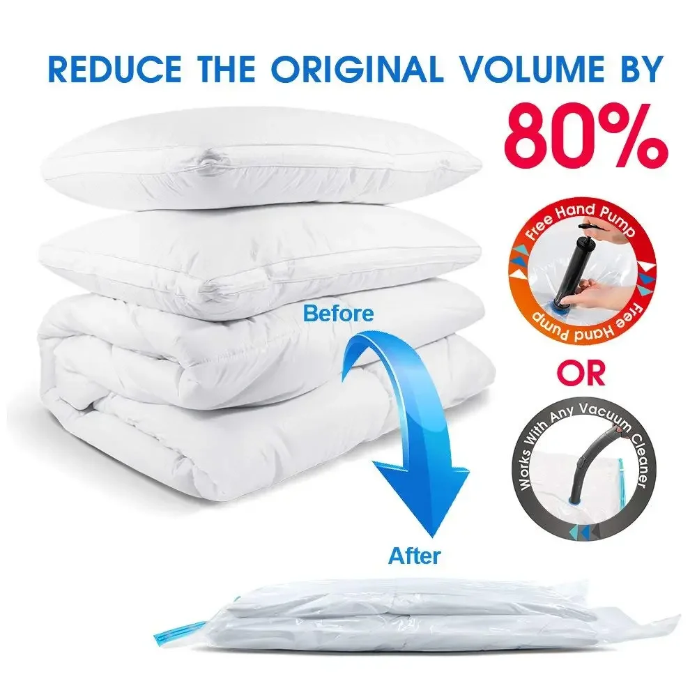 Space-Saving Vacuum Storage Bags for Clothing and Bedding Organization