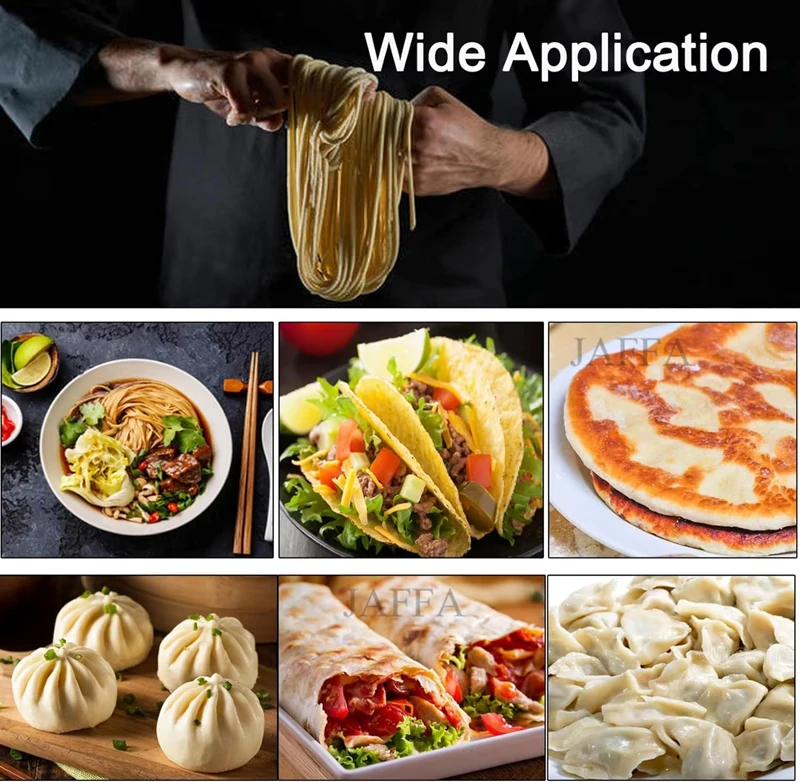 Description Picture 3 of itemDough Pressing Machine Automatic Commercial Electric Bakery Pizza Dough Roller Dough Press Machine Pasta Machine