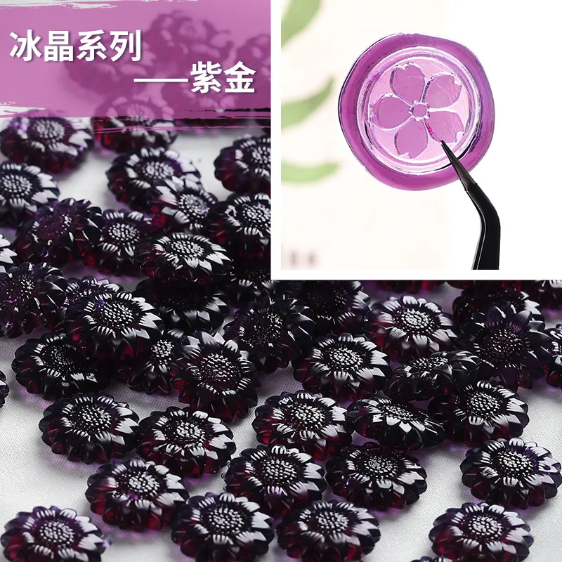 100Pcs Mixed Sunflower Sealing Wax Beads Translucent DIY Invitation Envelope Seal for Card Making Scrapbooking Craft Materials