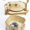 3D Wooden Gramophone Music Box Puzzles Kits for Teen Adults Construction Models Set Toys DIY Assembling Machnical Christmas Gift 3