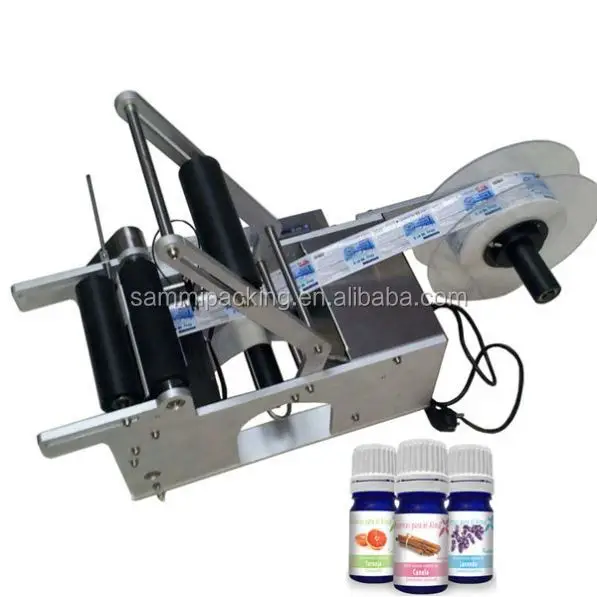 

MT50 Semi-auto Round Bottle Labeling Machine, Semi-auto Labeler, Semi Automatic label machine