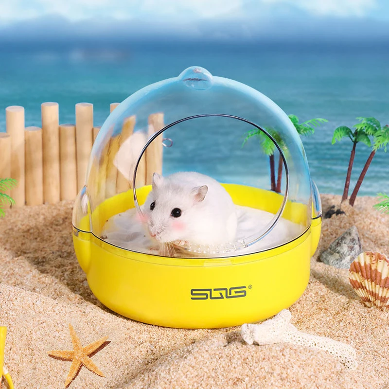 Hamster urine sand bath sand 2-in-1 bath guinea pig bathroom toilet basin