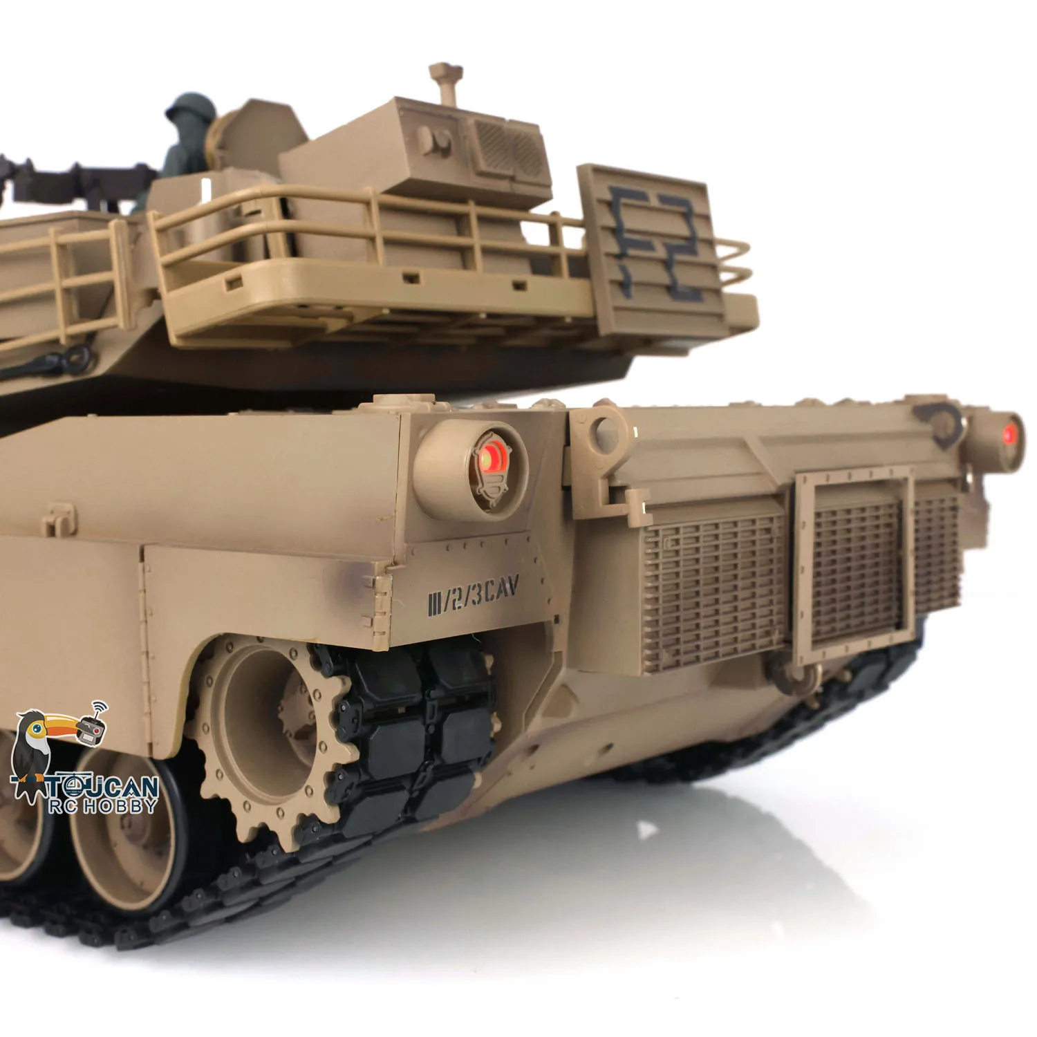 1/16 Scale 2.4Ghz Heng Long 7.0 Plastic Ver M1A2 Abrams RTR RC Tank 3918 Toucan Model TH17788-SMT8 5