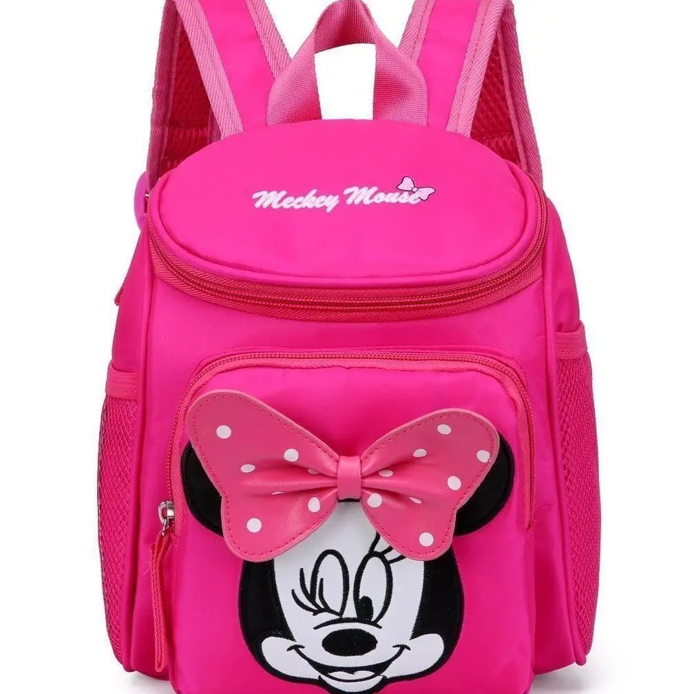 Disney New girls frozen elsa anna princess Plush Backpacks kids School Bag Breathable kindergarten backpack 3