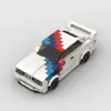 MOC Technical M3 E30 455pcs racing sportscar Vehicle Speed Champion Racer Building Blocks Brick Creative Garage Toys for Boys 1