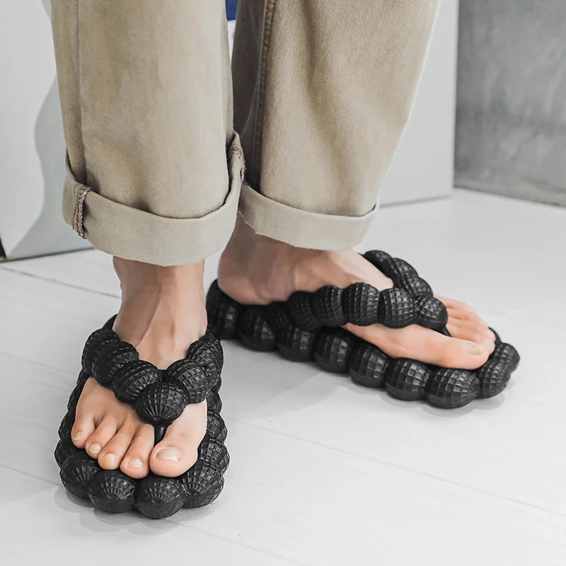 Herren-Flip-Flops, rutschfeste Sommer-Hausschuhe, bequeme, weiche Schaumstoff-Slipper, Slipper für drinnen und draußen_voghion.com
