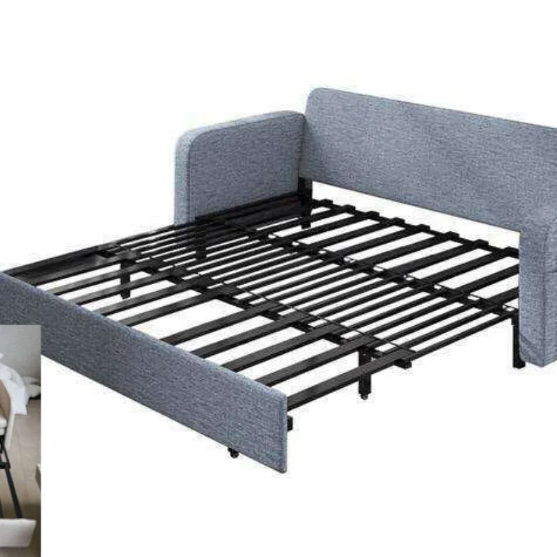 

H50 pull-out sofa bed for three people 1.8 meters, multi-functional change 1.2 double small apartment can be stored