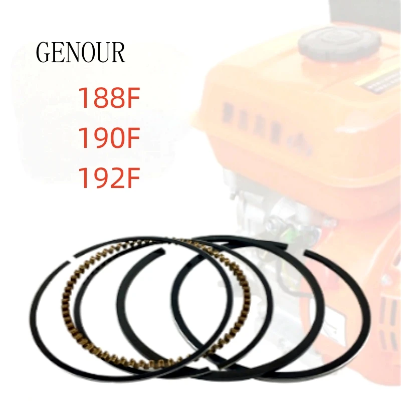 

Piston Rings Set 88MM For 188F GX390 Gasoline Engine Generator 13HP 190F 90MM GX420 192F 92MM GX440 15HP 16HP TRACTOR WATER PUMP