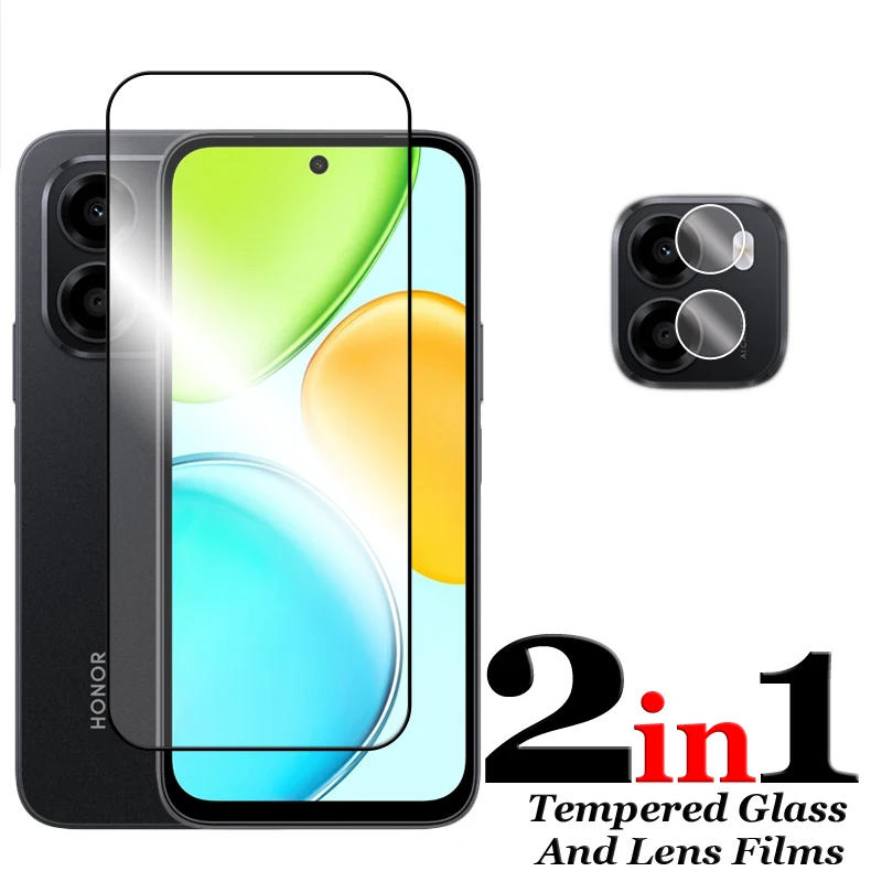 Full Cover Tempered Glass Screen Protector with Lens Film