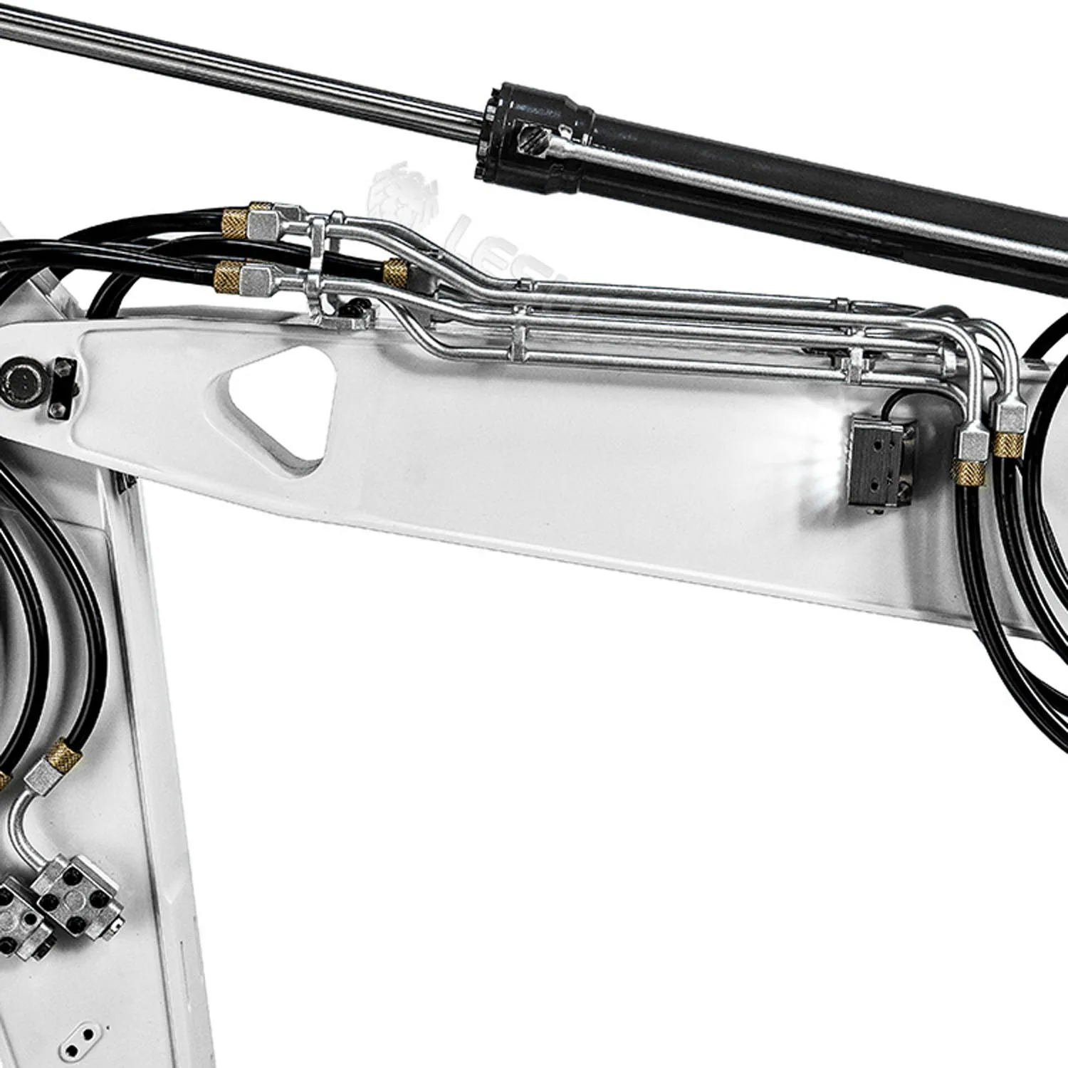 Nowa ulepszona koparka RC LESU LR945 1/14 hydrauliczna 3-ramienna koparka metalowa zdalnie sterowana pojazdy budowlane Model zabawka RC 3 Nowa ulepszona koparka RC LESU LR945 1/14 hydrauliczna 3-ramienna koparka metalowa zdalnie sterowana pojazdy budowlane Model zabawka RC - Image 3