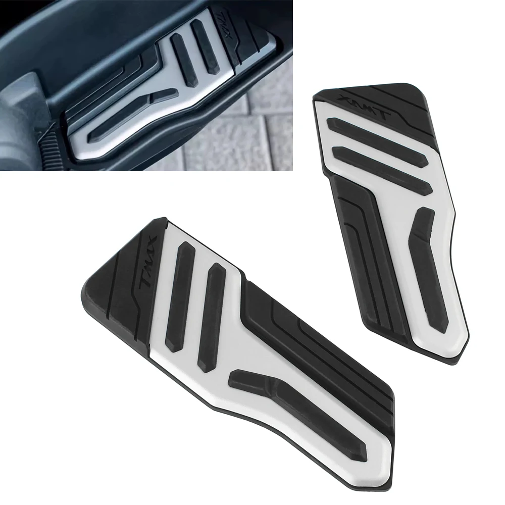 Motorcycle Pedals Pair Motorcycle Pedals Foot Pegs Footrests Footboard For Yamaha T-MAX 560 T-MAX560 TMAX560-Later