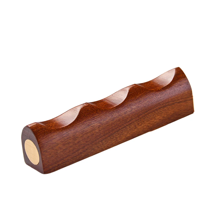 Chinese Calligraphy Brush Pen Holder Bamboo Rosewood Bass Pen Rest Paperweight Calligraphy Drawing Penholder Study Room Supplies
