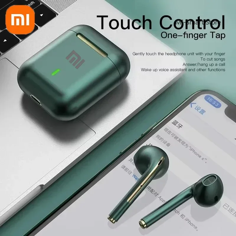 Xiaomi TWS Bluetooth Wireless Earphones J18 in-Ear Headsets Sports Headphones Hi-Fi Stereo Gaming Waterproof Earbuds with Mi 3