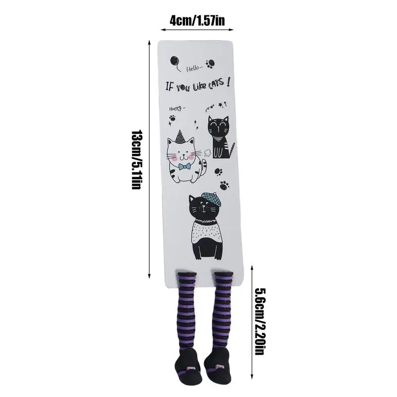 Wicked Witch Feet Bookmark 3D Book Marks For Reading Unique High Heels Book Marker Handmade Funny Bookmark For Bookworm And Book