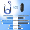 Elastic Mooring Rope Marine Anti-collision Rope 4FT Dock Line with Stainless Hook Adjustable Anchor Boat Ropes Surfing Bungee 2