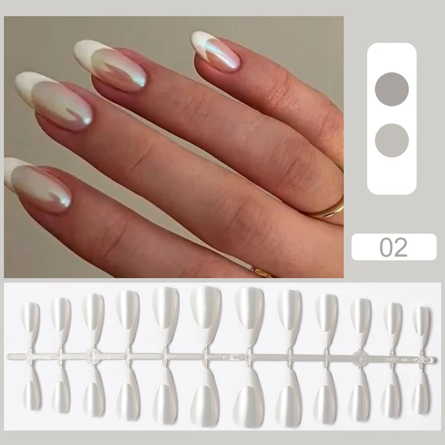 24Pcs-Set-Love-Heart-Line-Press-on-Fake-Nails-Full-Cover-Artificial-Wearable-Nail-Beauty-Tips jpg