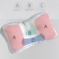 100% Cotton Hollow Pillow Core Pure Cotton Non-pressure Ear Pillows Washable Pillow Neck Spine Protection Sleep Cervical Pillow 2