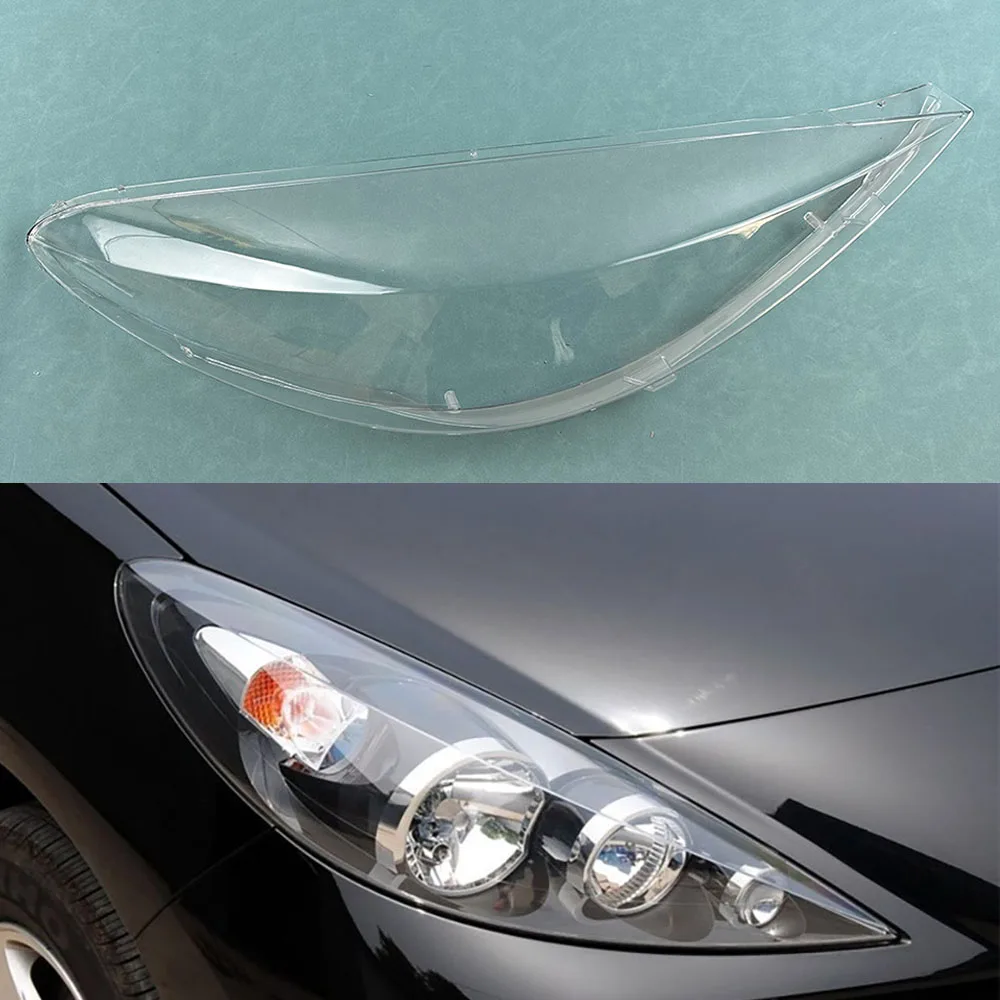 Für Peugeot 207 2009-2013 Auto Zubehör Transparent Lampenschirm  Scheinwerfer Abdeckung Lampe Schatten Scheinwerfer Shell Objektiv Plexiglas  - AliExpress