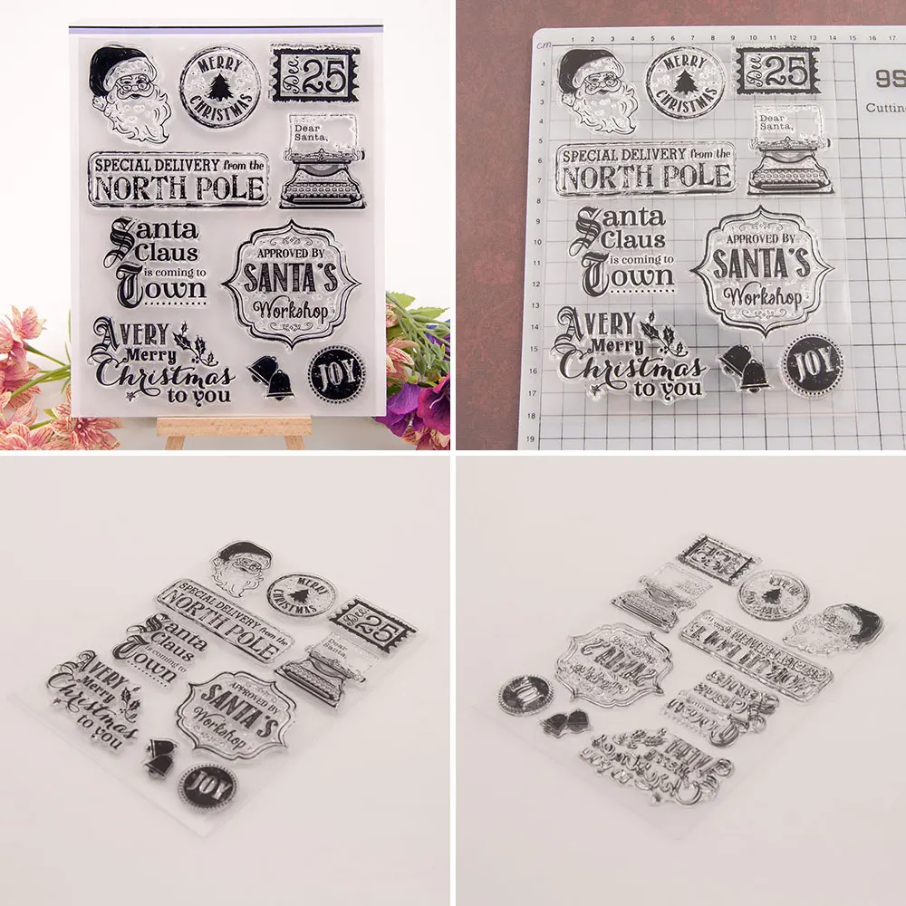 Für Spaß Retro Transparent Silikon Stempel Siegel Ledger Stempel für Scrapbooking DIY Dekor Gummi Stempel Karte, Der Handwerk Liefert – Detail 12