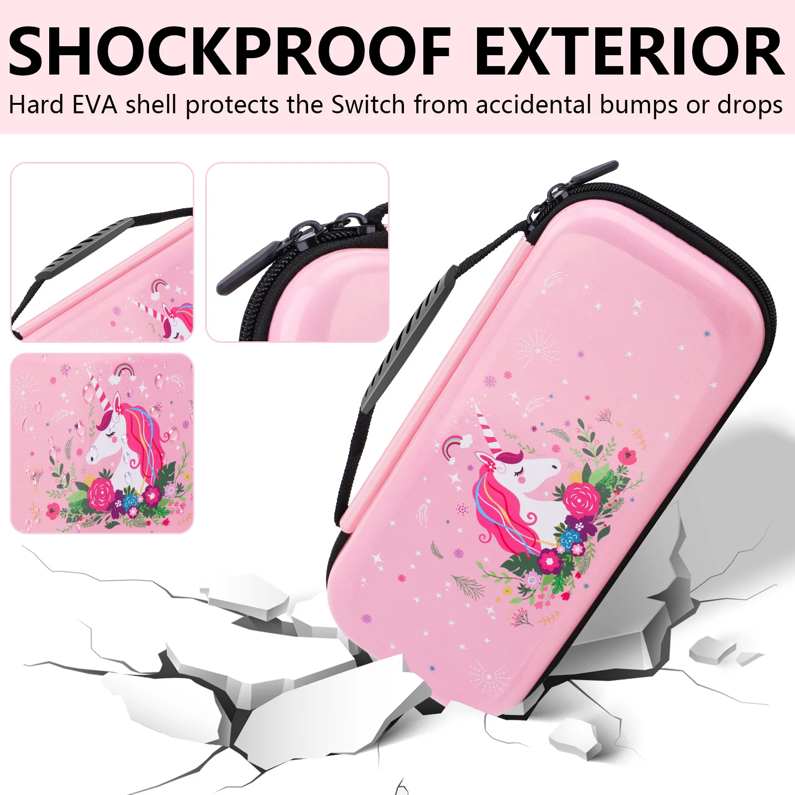 Housse Switch Licorne Sac De Rangement Portable Licorne, Sac De