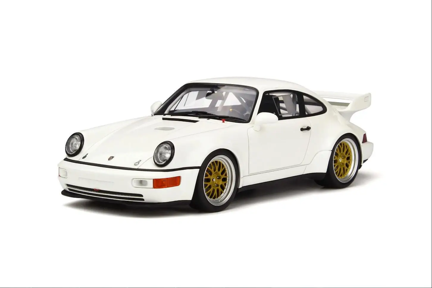 

Модель автомобиля GT Spirit 1/18 1:18 для Porsche 964 RSR из смолы, литые модели автомобиля, подарки, хобби, коллекция украшений с белым дисплеем