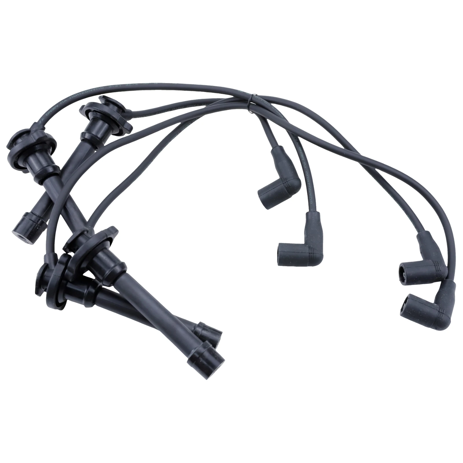 Ignition Cable Kit Spark Plug Wire 4Pcs For ZOTYE 2008 1.3L 2005-5008 GREAT WALL GWPERI FLORID GEELY LEADING KINGKONG PANDA