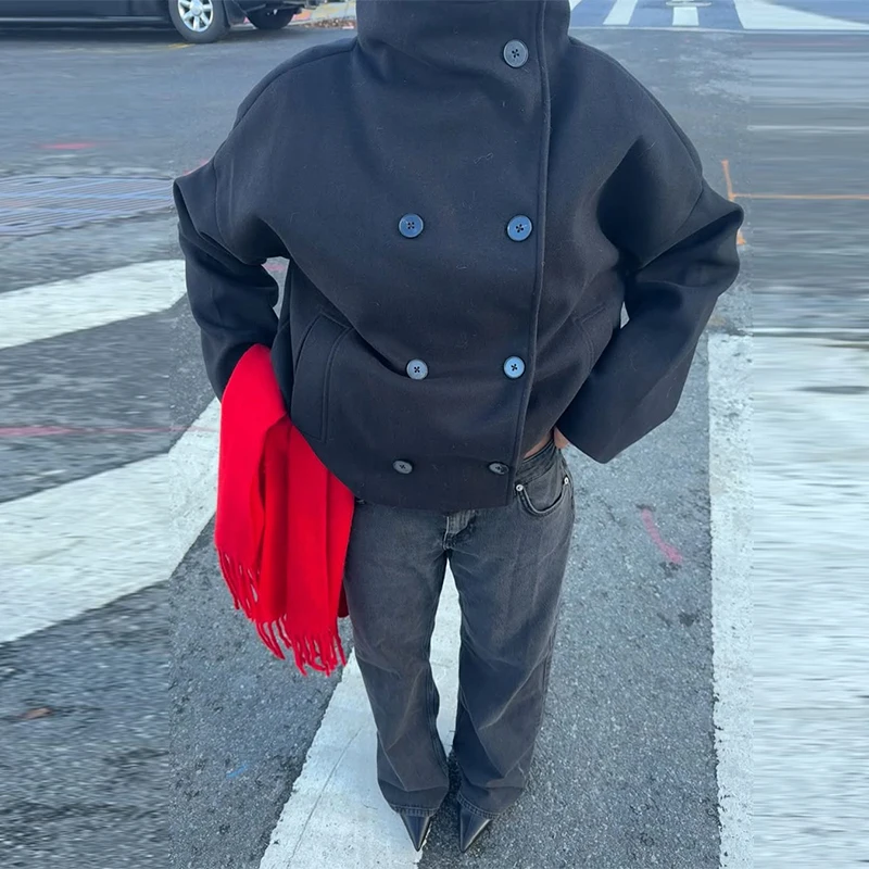 فستان طويل مخطط محبوك أنيق للنساء برقبة دائرية بدو...