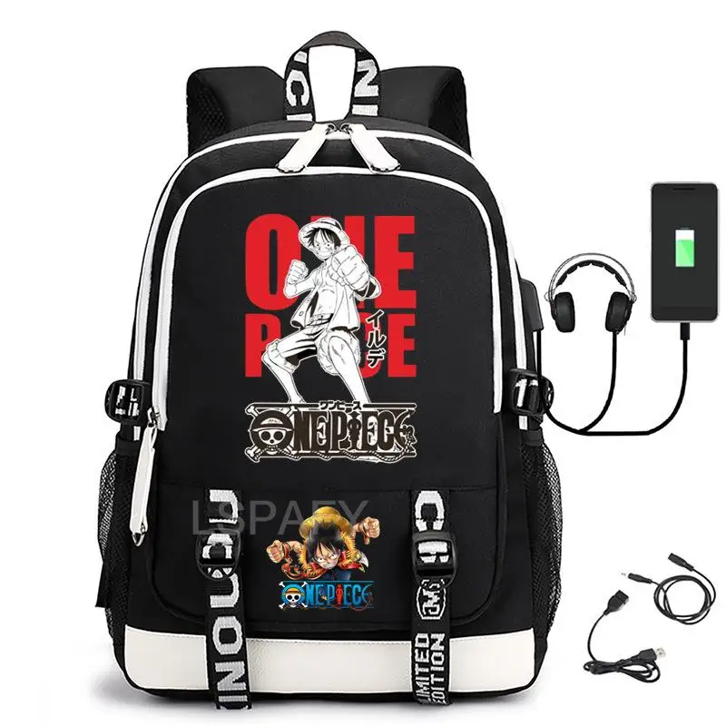 Anime One Piece Luffy Backpack Sprayground Backpack One Piece