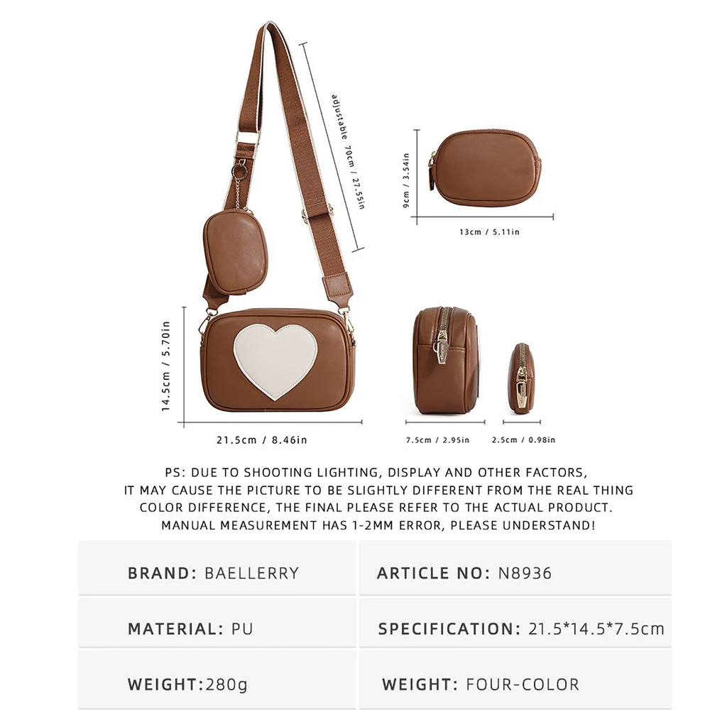 2025 PU Mother and Child Bag Set Women, Mini Geometric Crossbody Sling Bag with Adjustable Strap for Baby Essentials & Phone