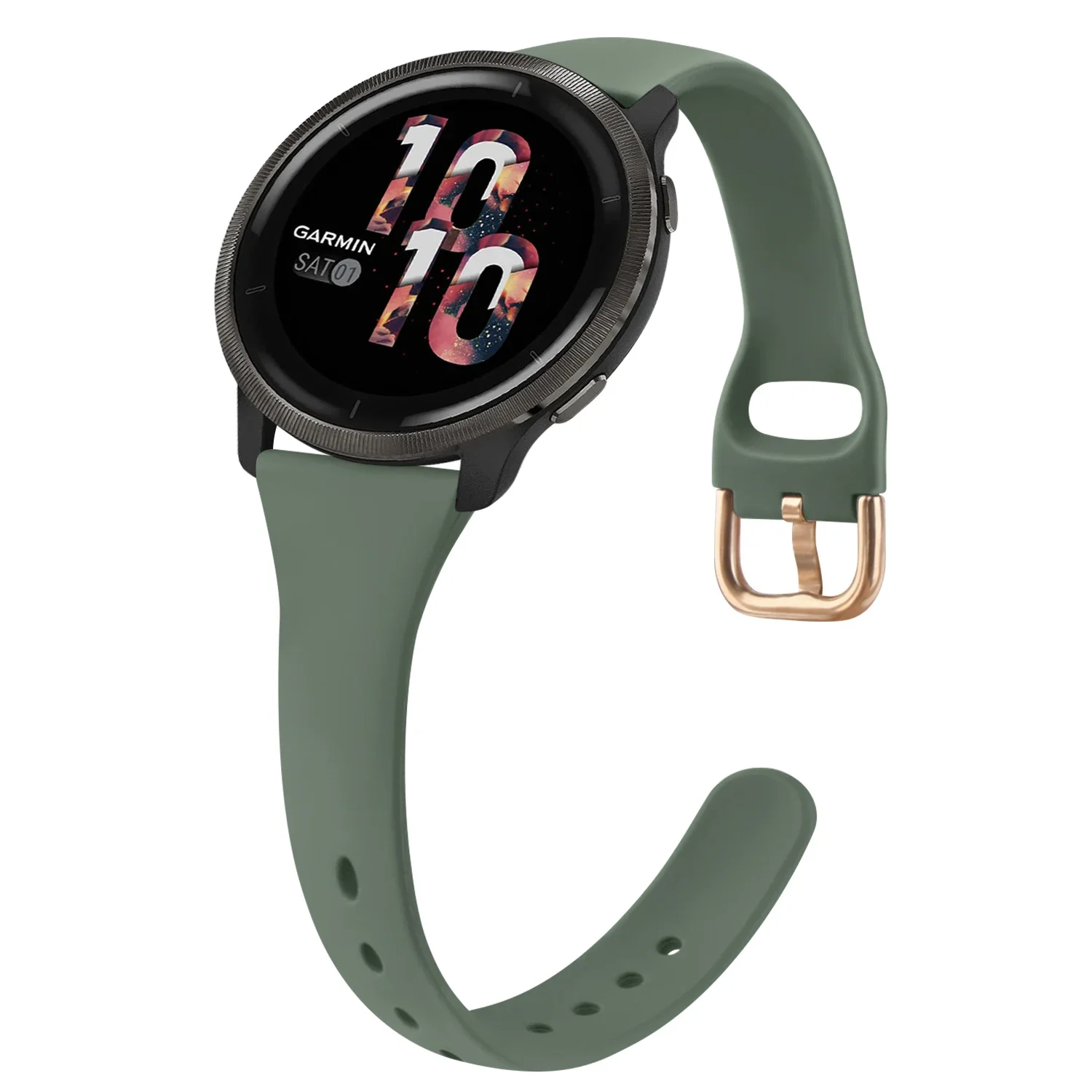 Slim Silicone Watch Band - 20mm Strap