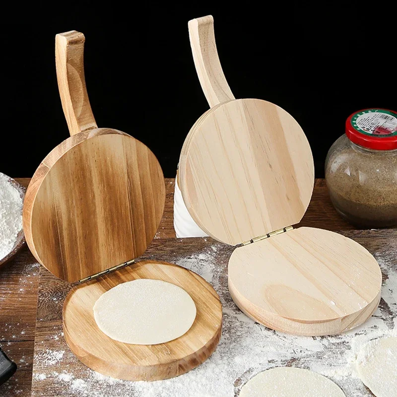 

Инструмент для кухни, деревянные пельмени, пресс-форма 16 см, ручное прессование, артефакт для изготовления пельменей, аксессуары для обертывания теста