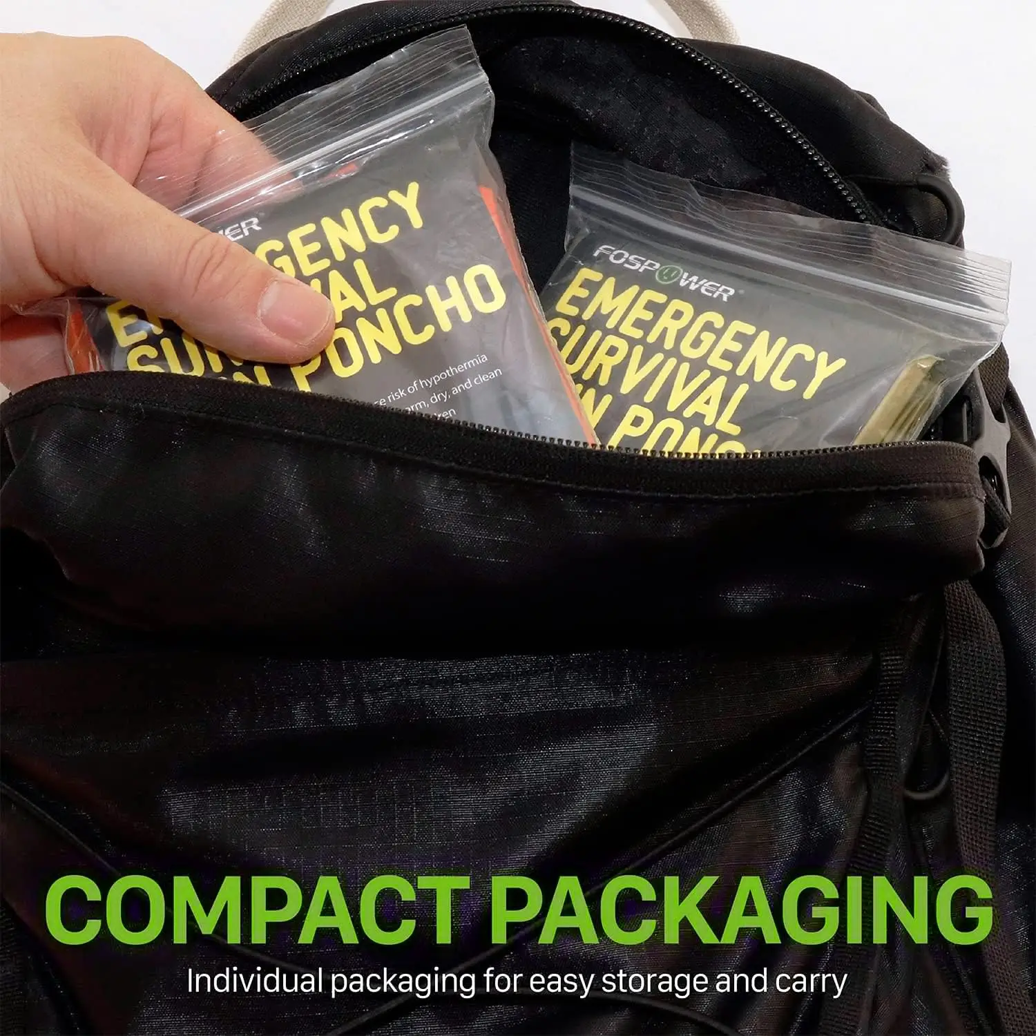 Emergency Rain Poncho With Hood Reusable Weather Resistant Raincoat For Men Women Camping Hiking Emergency Supplies Survival Kit disposable poncho,camping raincoat