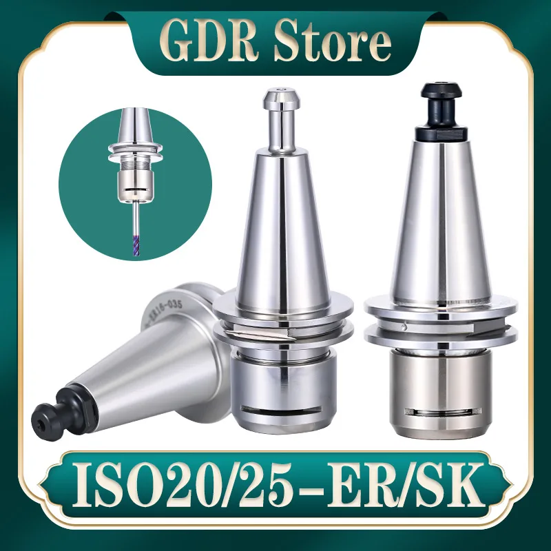 GDR ISO10 ISO15 ISO20 ISO25 Werkzeughalter ISO20 ISO25 T11 ER11MS ER16MS ER20MS SK10 D11.2 Spannzangenhalter Werkzeughalterung Werkzeughalterung